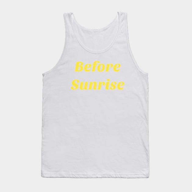 Before Sunrise Shirt Tank Top by KURA SHOP